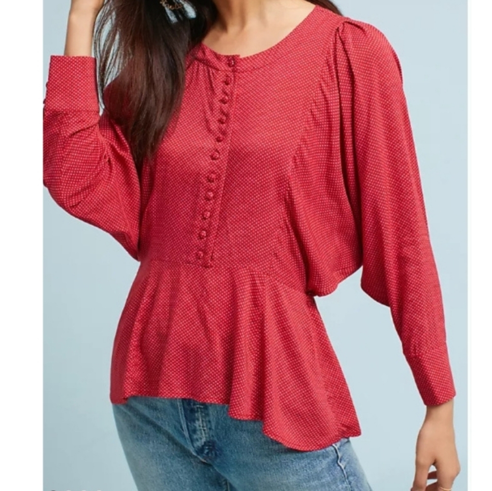 Anthro Blouse Sz XS